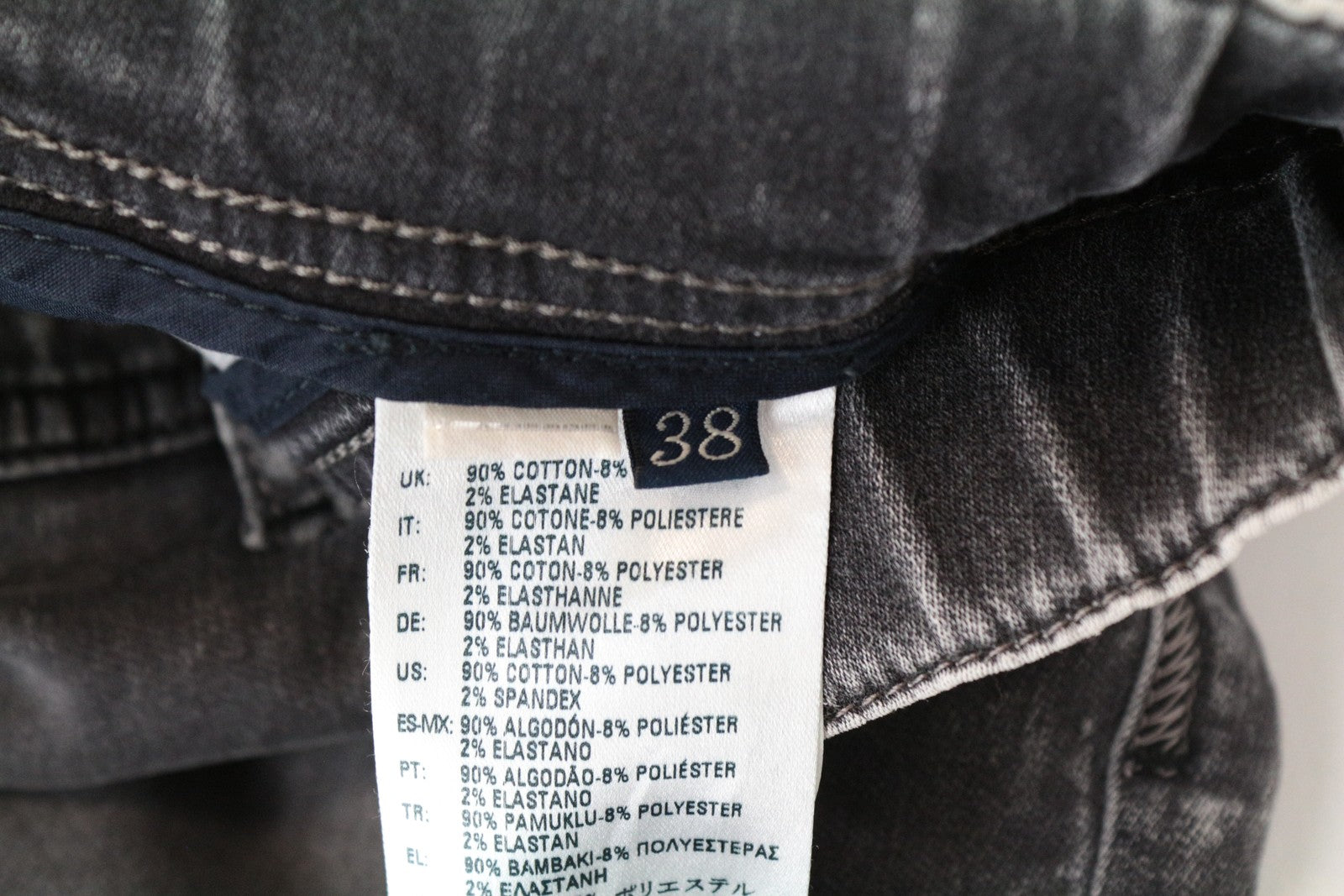 DIESEL Krooley-NE 0855B vyriškos pilkos sportinės kelnės jogg fit W38 Slim Carrot tamprės 