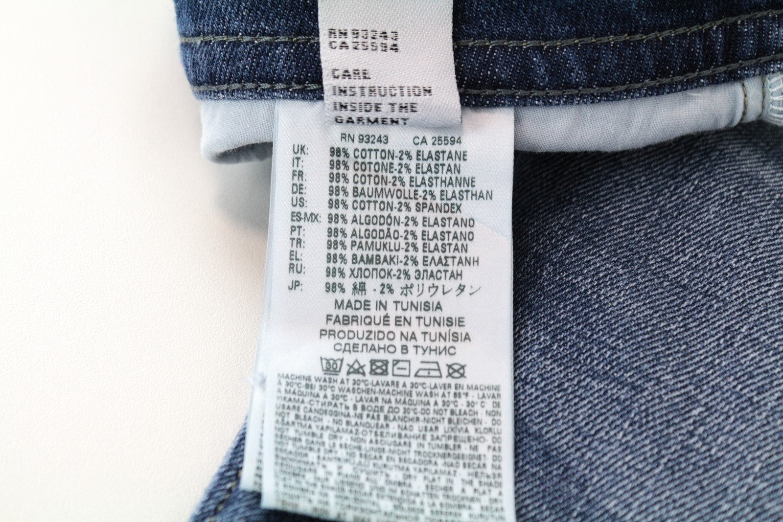 DIESEL Buster R60F8 Slim Tapered Fit vyriški džinsai, mėlyni, dirbtinio tamprumo, W28 L32 