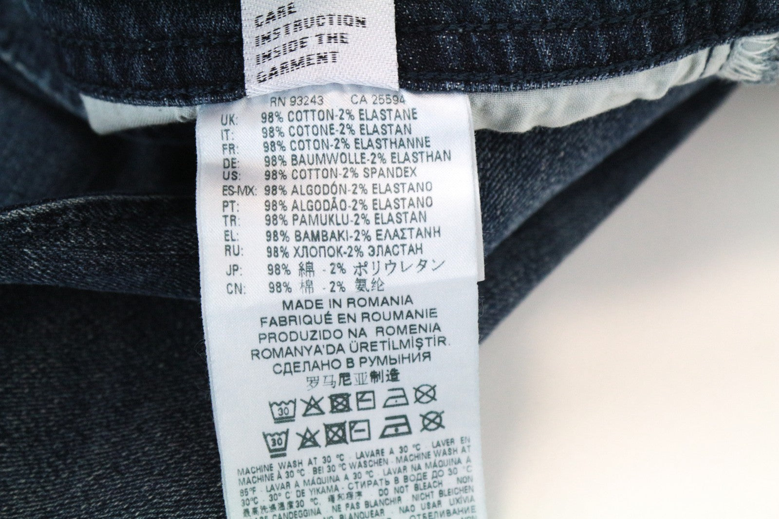 DIESEL Buster 084AS Mid-Blue W31 L34 Slim Fit siaurėjantys tamprūs džinsai su sagomis vyrams 