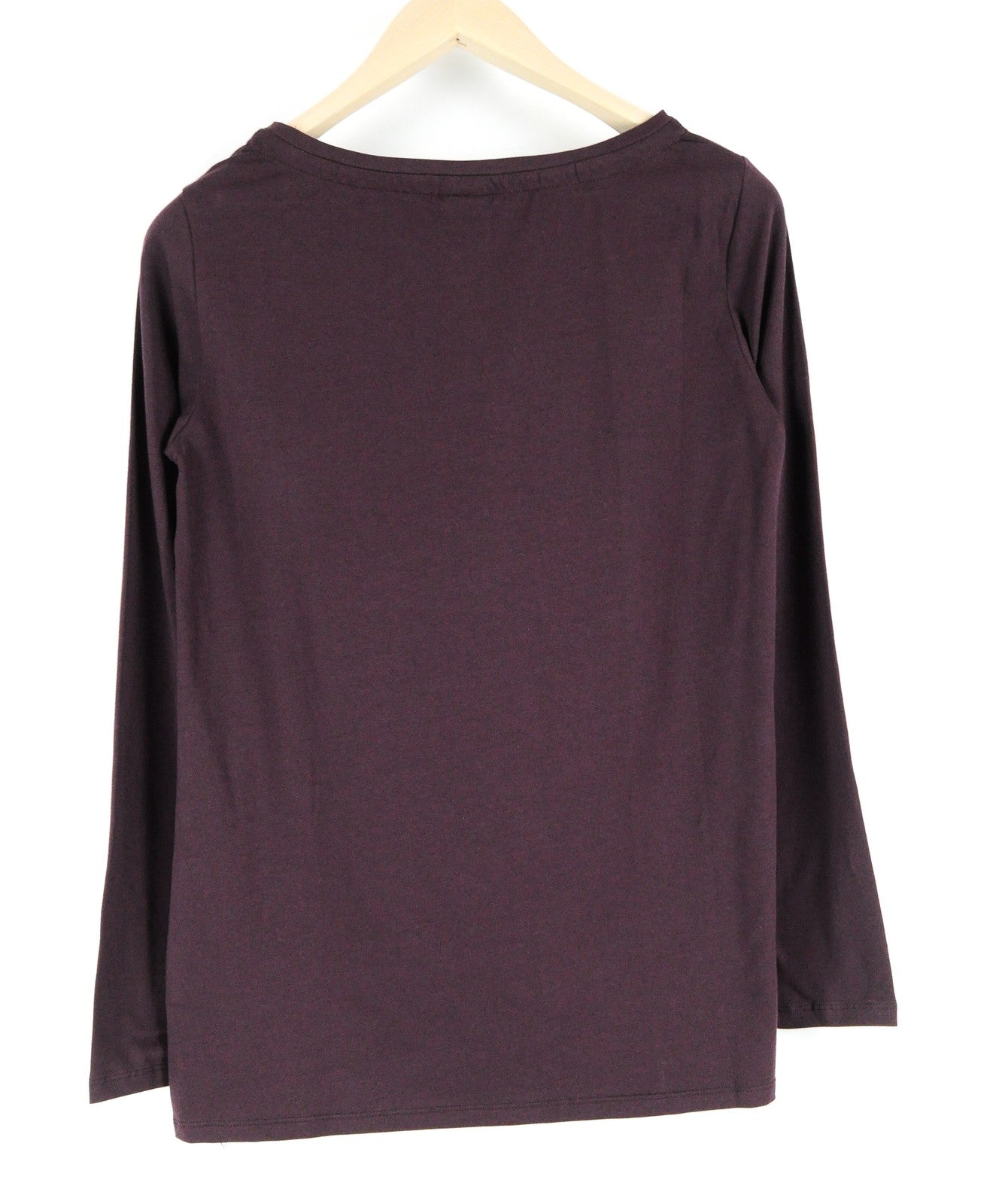 MARINA YACHTING Womens T-Shirt S Purple  Pullover Cotton Stretchy Long