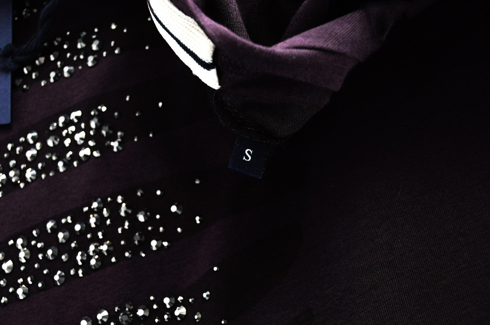 MARINA YACHTING Womens T-Shirt S Purple  Pullover Cotton Stretchy Long