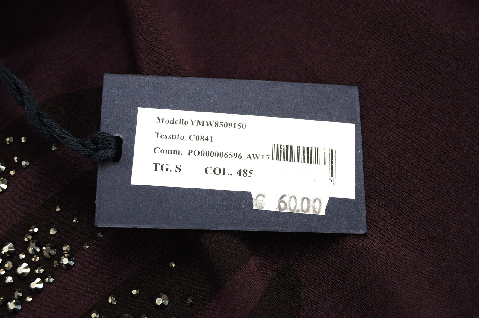 MARINA YACHTING Womens T-Shirt S Purple  Pullover Cotton Stretchy Long