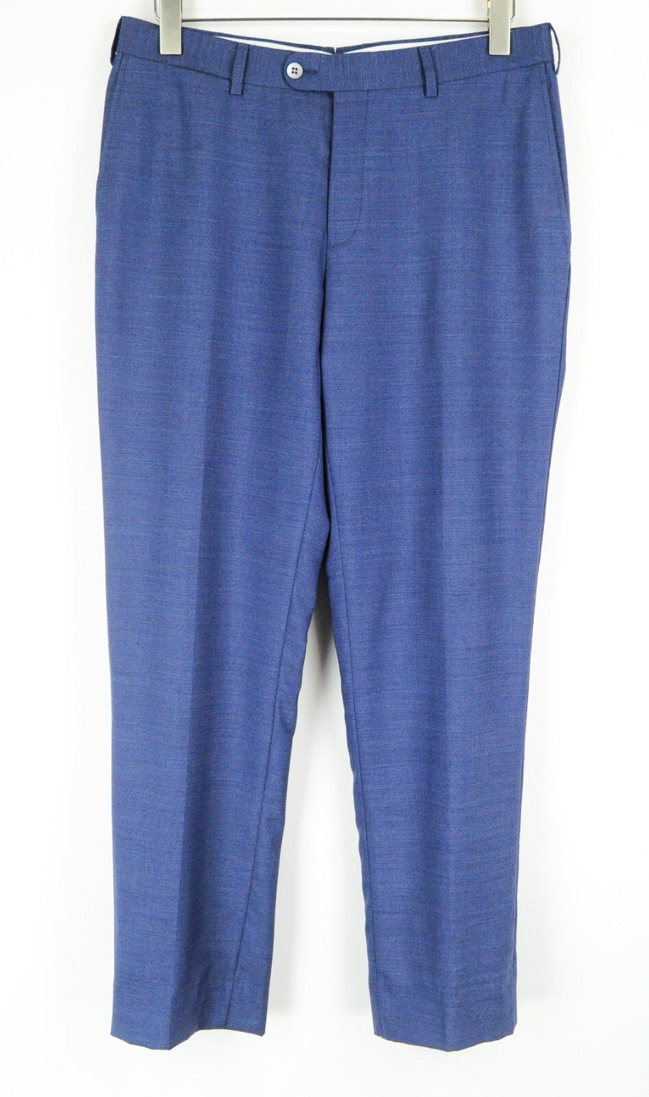 SUITSUPPLY Lazio Men's Suit UK40R Blue Wool Two Piece Slim Formal Cut