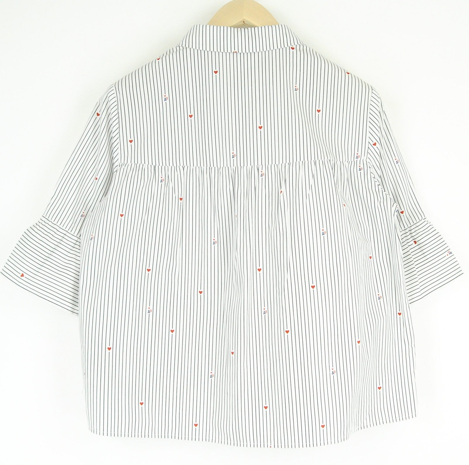 SCOTCH &amp; SODA moteriška palaidinė L dydžio, dryžuota, lengvi marškiniai su sagomis, 3/4 rankovėmis 