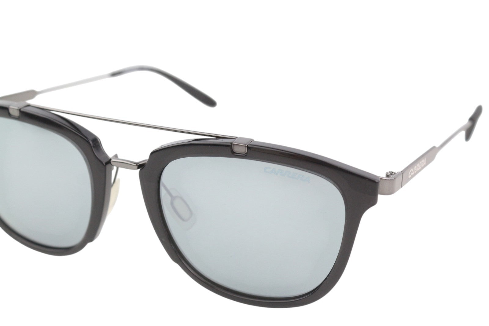 CARRERA 127/S vyriški akiniai nuo saulės su juodu sidabriniu rėmeliu, tonuotu unisex...