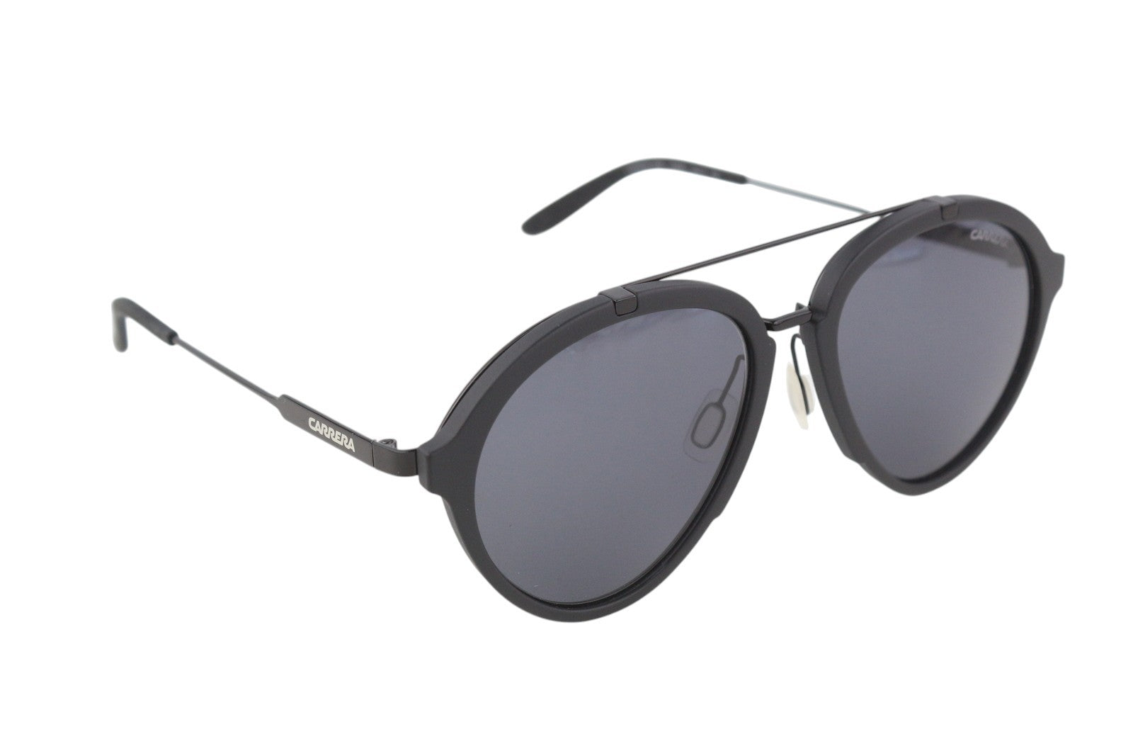 CARRERA 125/S vyriški akiniai nuo saulės su juodu rėmeliu, tonuotu laisvalaikio logotipu, unisex, GTNIR