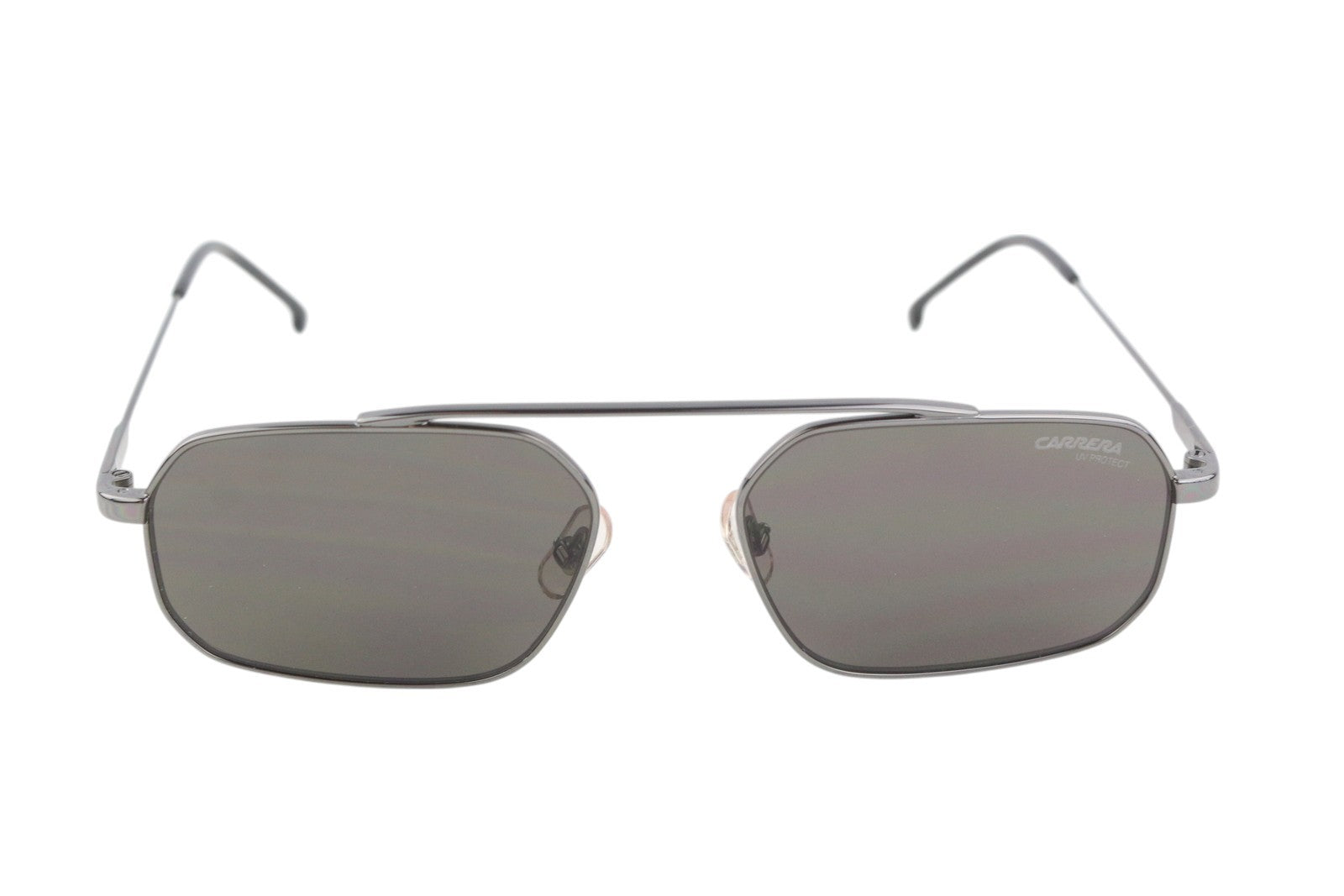 CARRERA KJ1IR vyriški akiniai nuo saulės su sidabro spalvos rėmeliu, apsaugantys nuo UV spindulių, unisex 2016T/S 