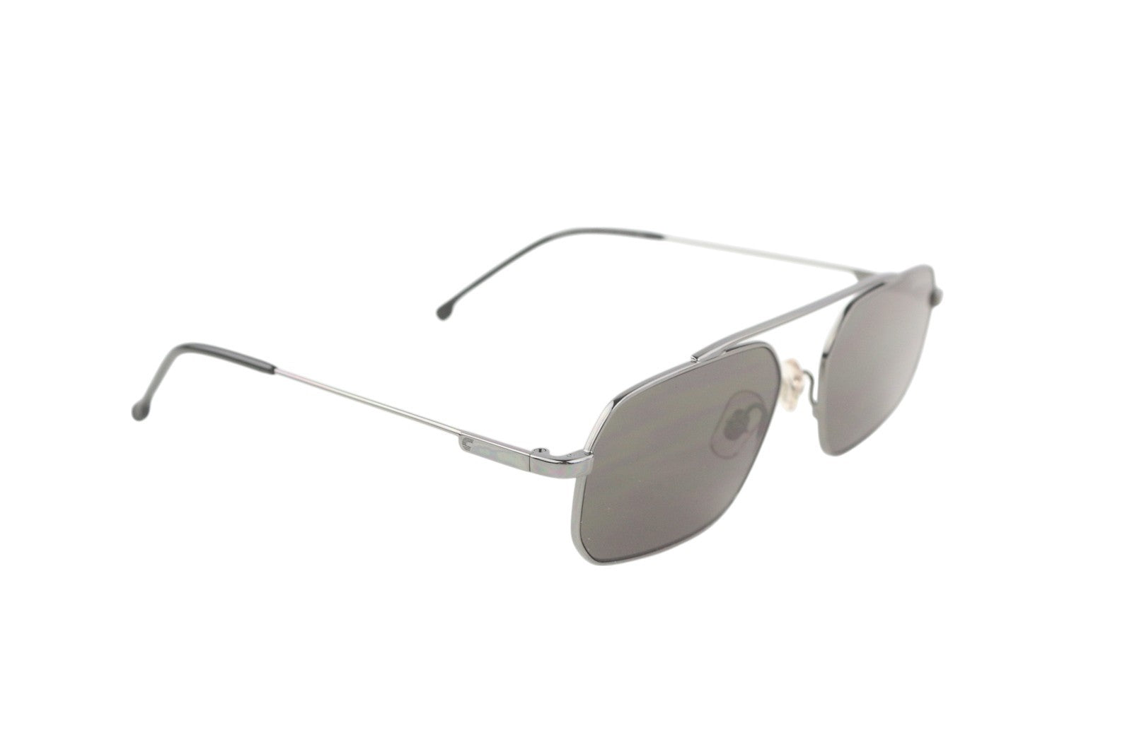 CARRERA KJ1IR vyriški akiniai nuo saulės su sidabro spalvos rėmeliu, apsaugantys nuo UV spindulių, unisex 2016T/S 