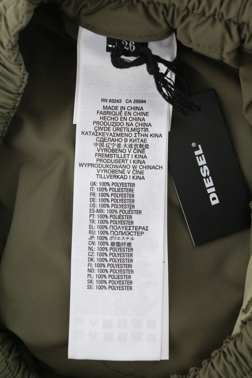 DIESEL P-Troppery moteriškos kelnės S dydžio su užlopytomis kišenėmis, žalios, rekomenduojama kaina – 195 € 