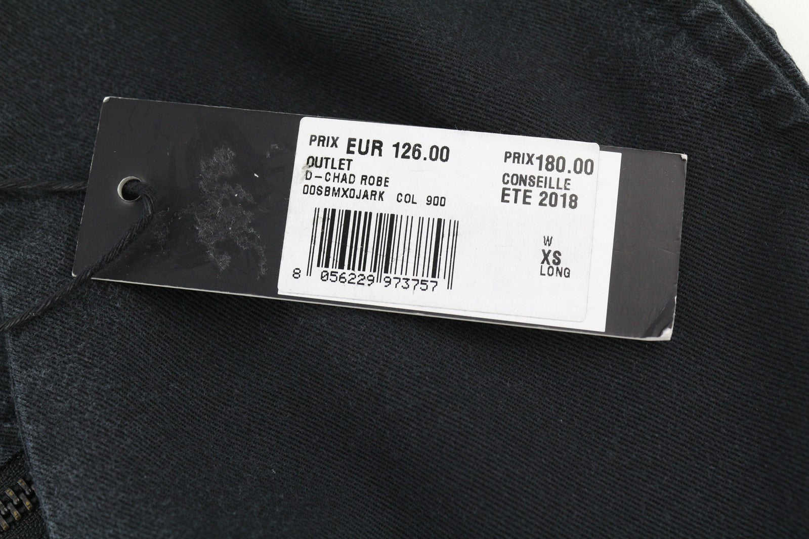 DIESEL D-Chad moteriška suknelė XS, juoda, su raišteliais juosmenyje, kišenėmis, be rankovių. RRP 180 €. 