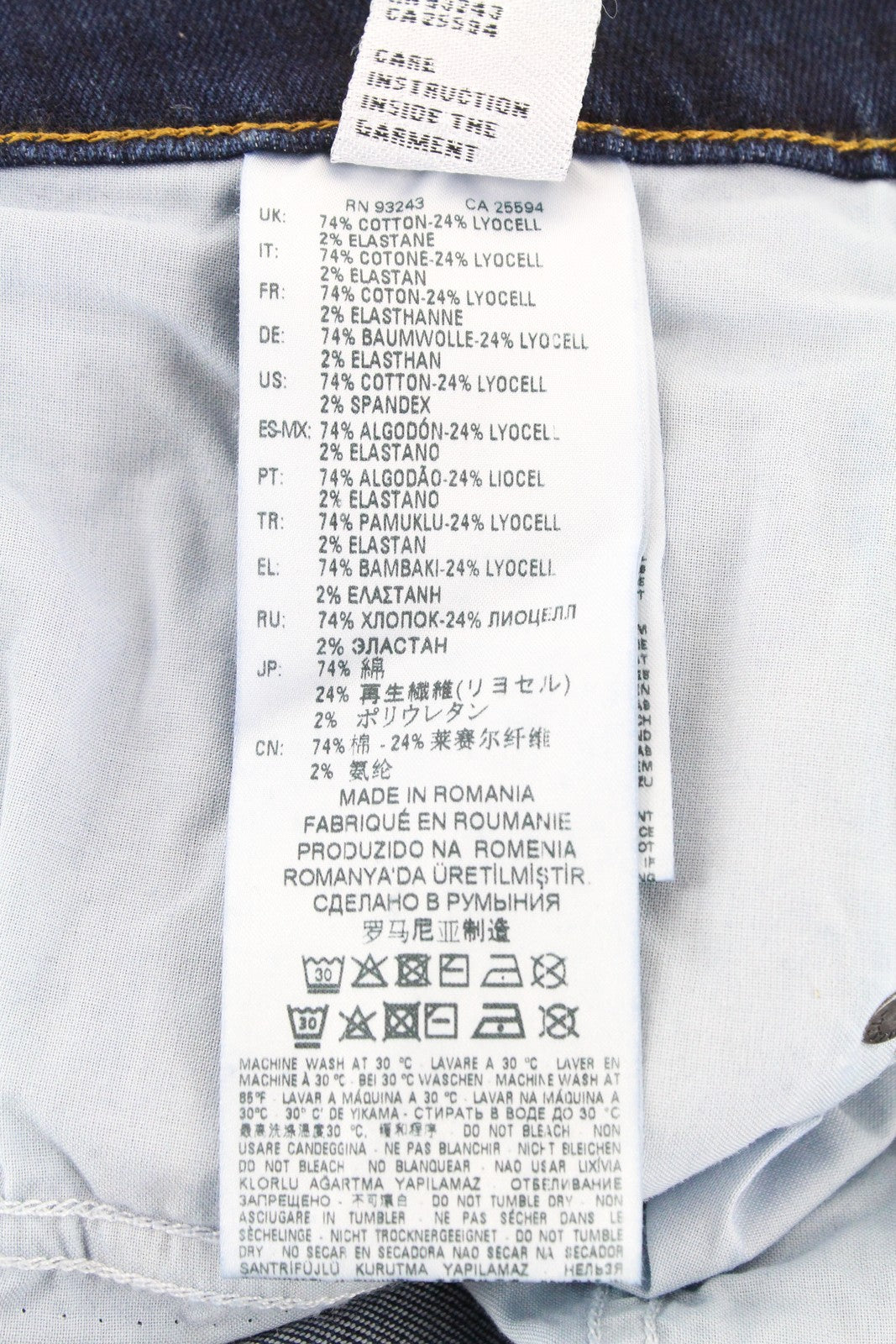 DIESEL D-Bazer 083AT vyriški džinsai W29/L34 mėlyni, skalbti, siaurėjantys, tamprūs, džinsinio audinio 