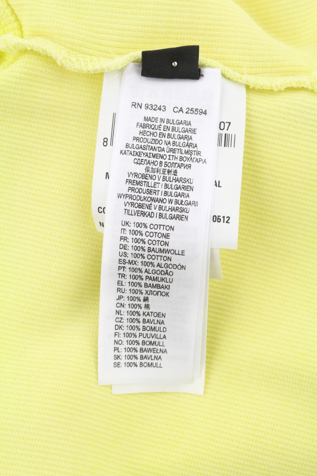 DIESEL T-Holdy moteriški marškinėliai su diržu S, geltoni, sagomis užsegami, apvali apykaklė, rekomenduojama kaina – 300 €