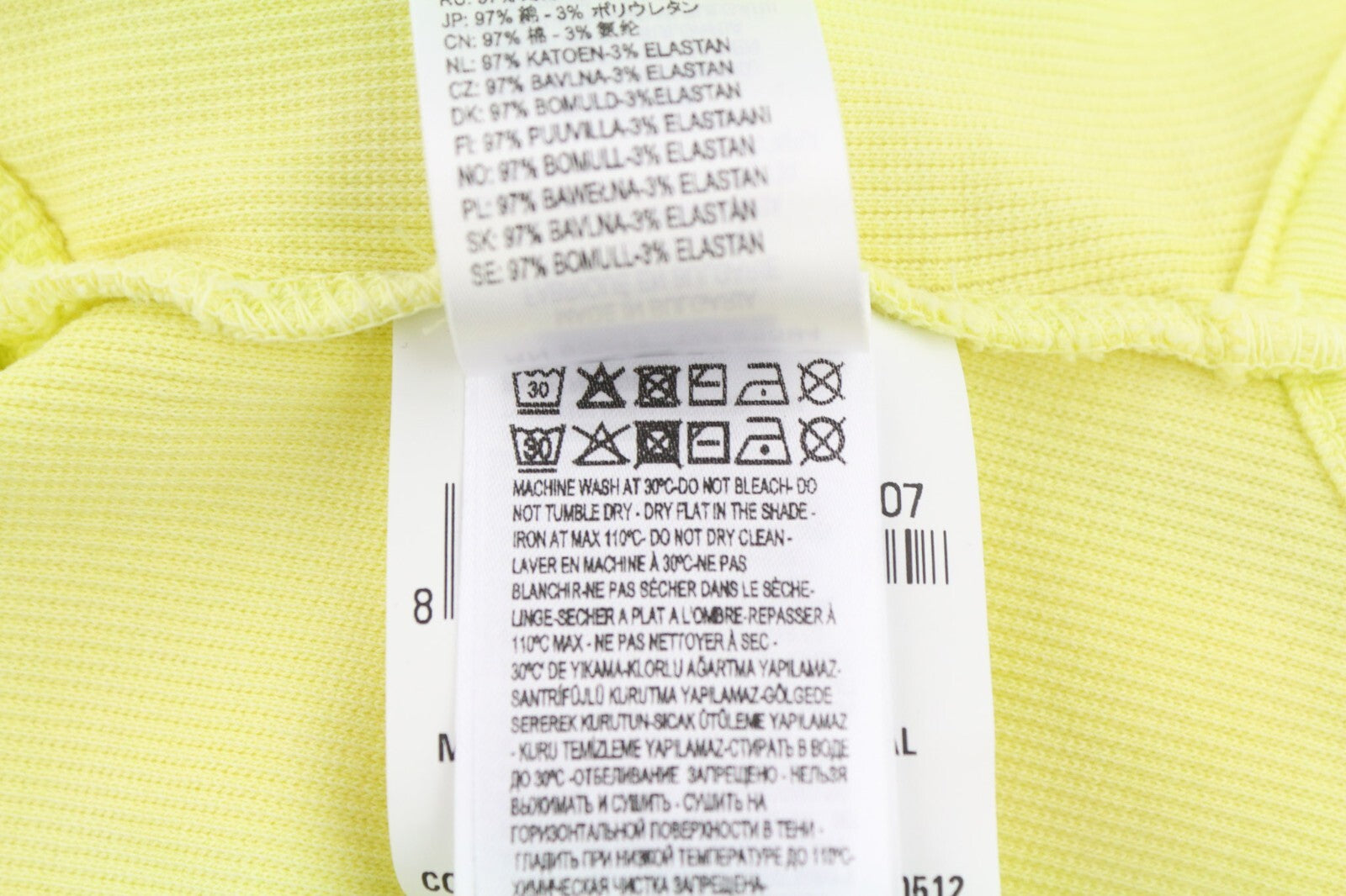 DIESEL T-Holdy moteriški marškinėliai su diržu S, geltoni, sagomis užsegami, apvali apykaklė, rekomenduojama kaina – 300 €