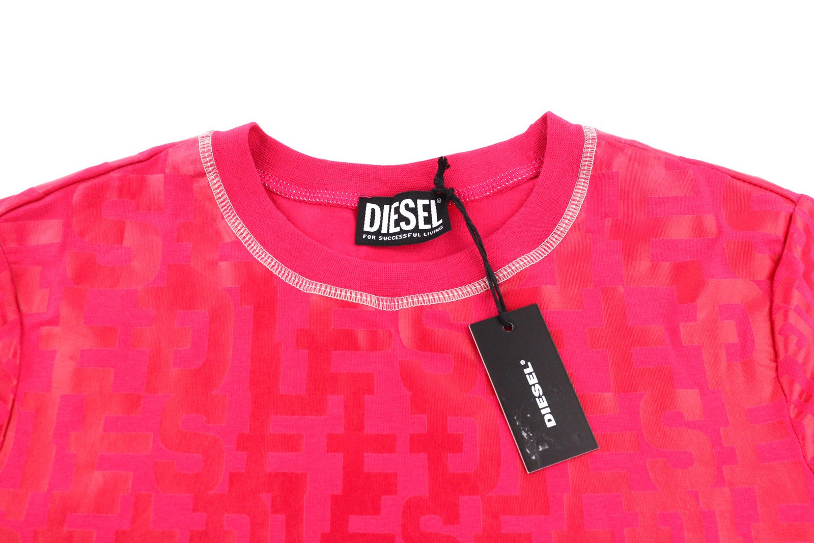DIESEL T-Reg-Mon moteriški marškinėliai S dydžio violetiniai trumpomis rankovėmis apvalia apykakle blizgūs RRP 125 € 