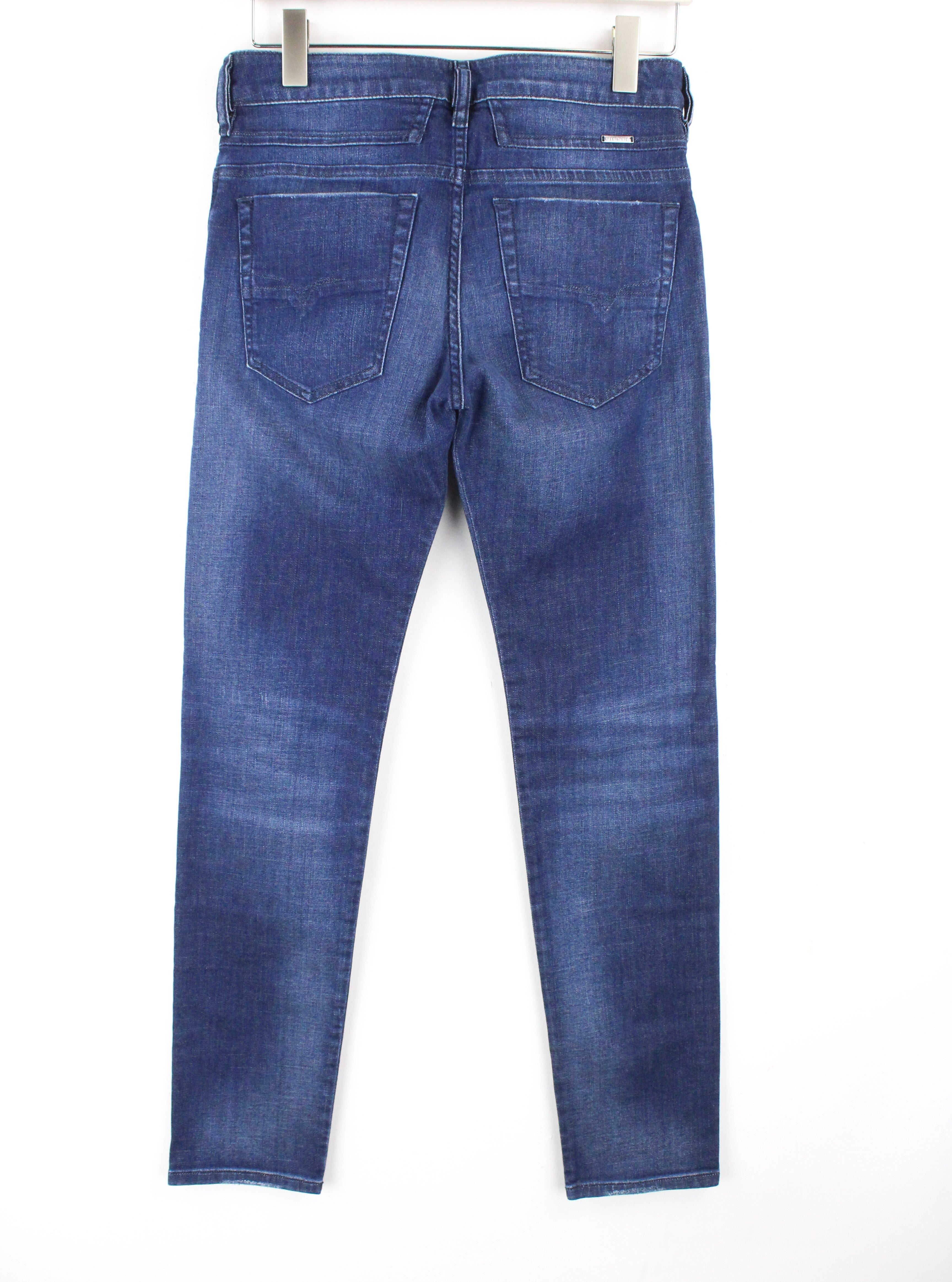 DIESEL D-Bazer 084GR vyriški džinsai W27/L32 siaurėjantys, tamprūs, medvilniniai, mėlyni, džinsinio audinio 