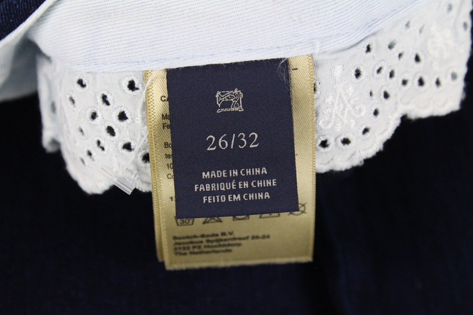 SCOTCH & SODA Women Jeans W26/L32 Loose Fit Blue Cotton Denim Casual