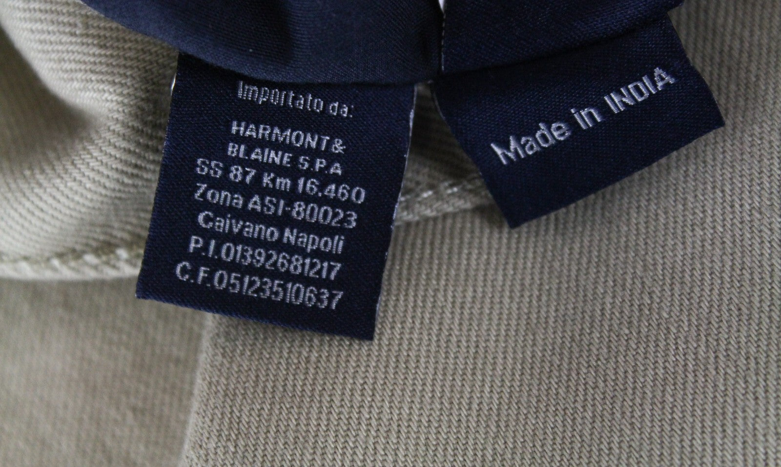 HARMONT & BLAINE Men's Regular Fit Trousers 56 Jean Style Stretch Cotton