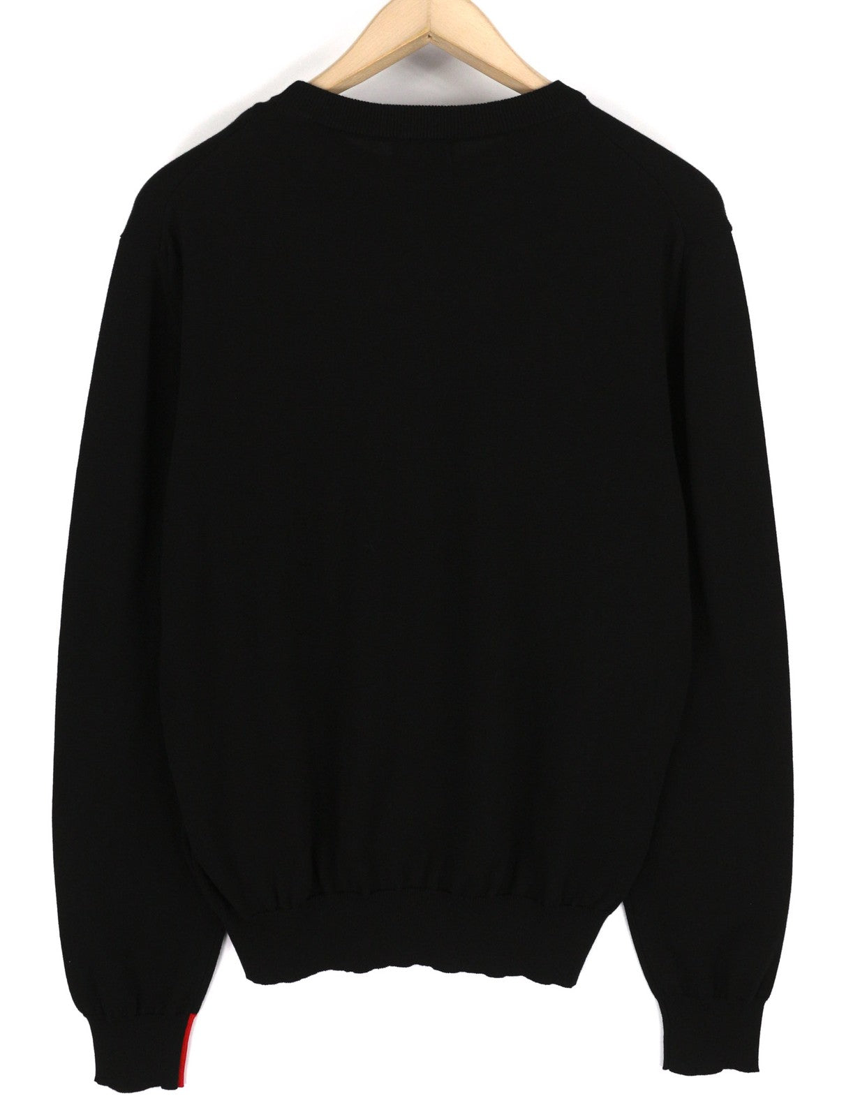 DIESEL K-Yonkers vyriškas megztinis M, juodas, apvalios kaklo iškirptės, tamprus, RRP 175 € 