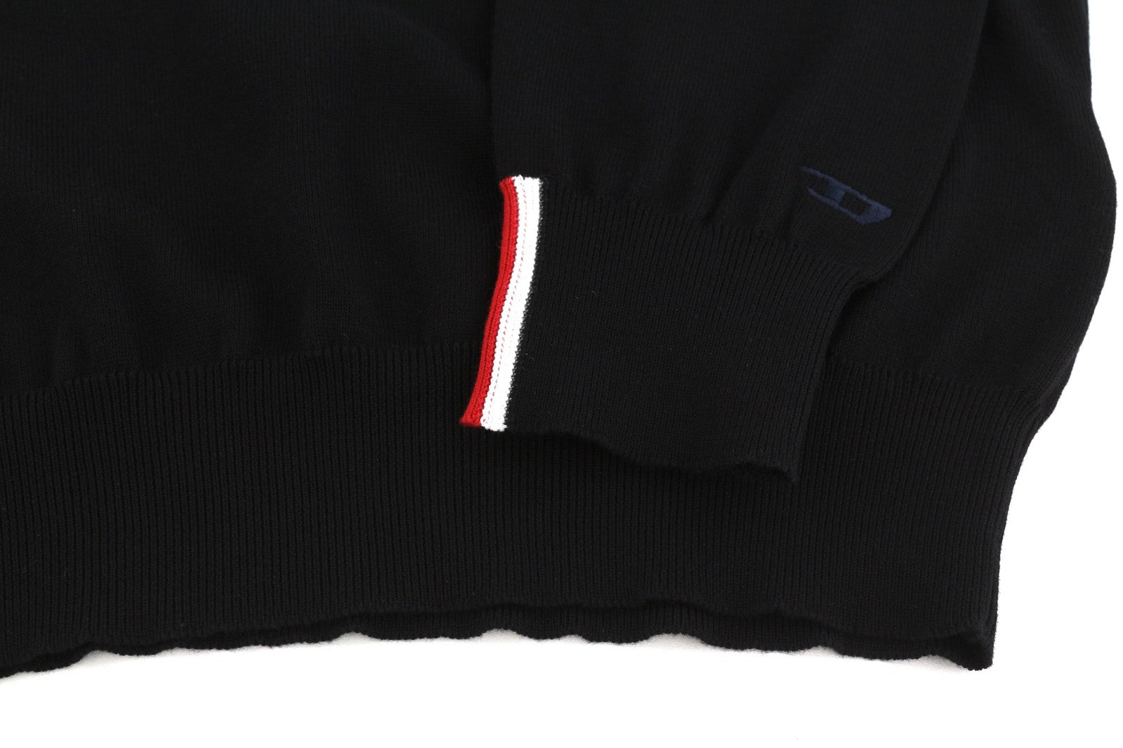 DIESEL K-Yonkers vyriškas megztinis M, juodas, apvalios kaklo iškirptės, tamprus, RRP 175 € 