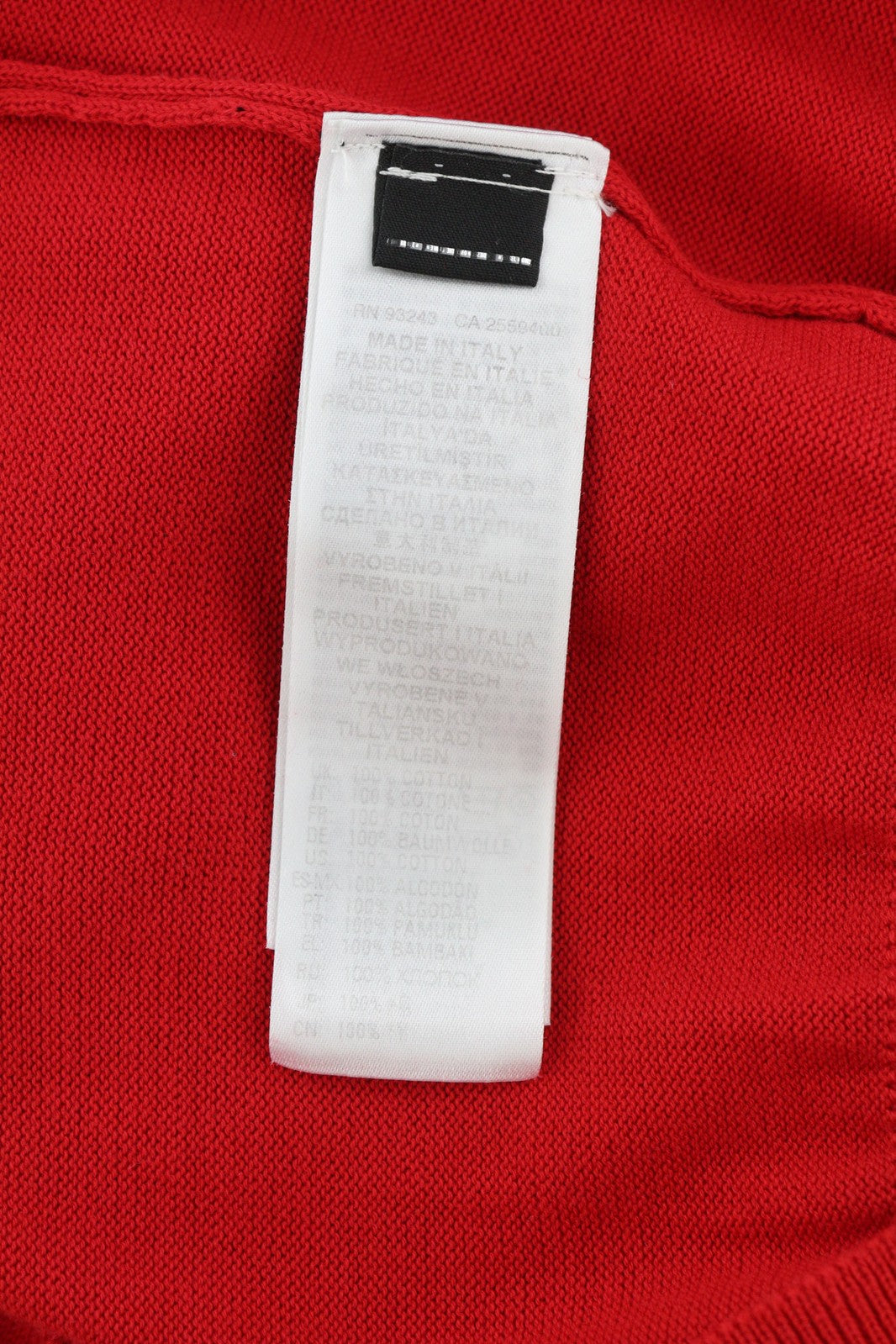 DIESEL K-Yonkers vyriškas megztinis M, raudonas, apvalios kaklo iškirptės, tamprus, RRP 175 € 