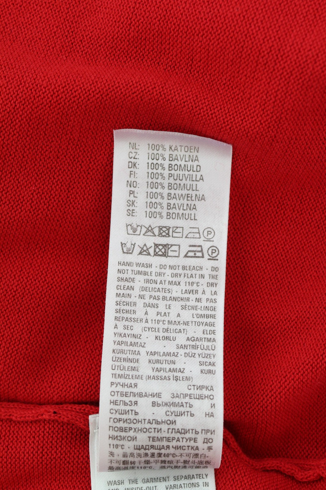 DIESEL K-Yonkers vyriškas megztinis M, raudonas, apvalios kaklo iškirptės, tamprus, RRP 175 € 