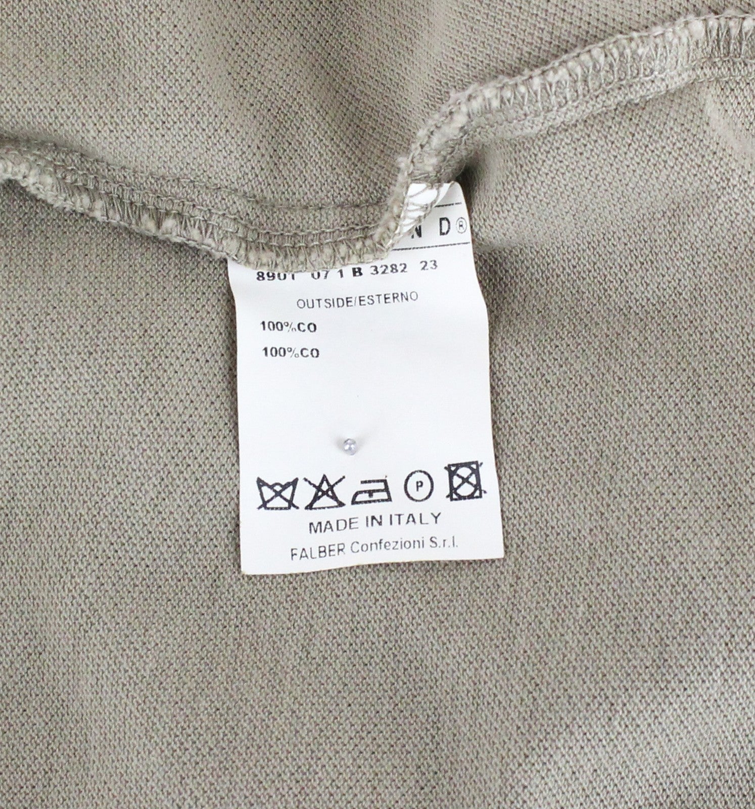 RICHMOND Men's T-Shirt L Light Brown Pure Cotton Short Sleeved Pocketed Polo