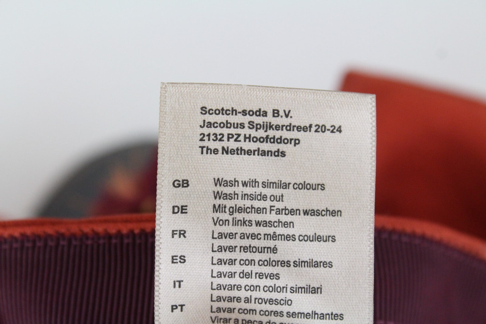 MAISON SCOTCH Women Trousers S Orange Cropped Casual Classic with Side Stripe