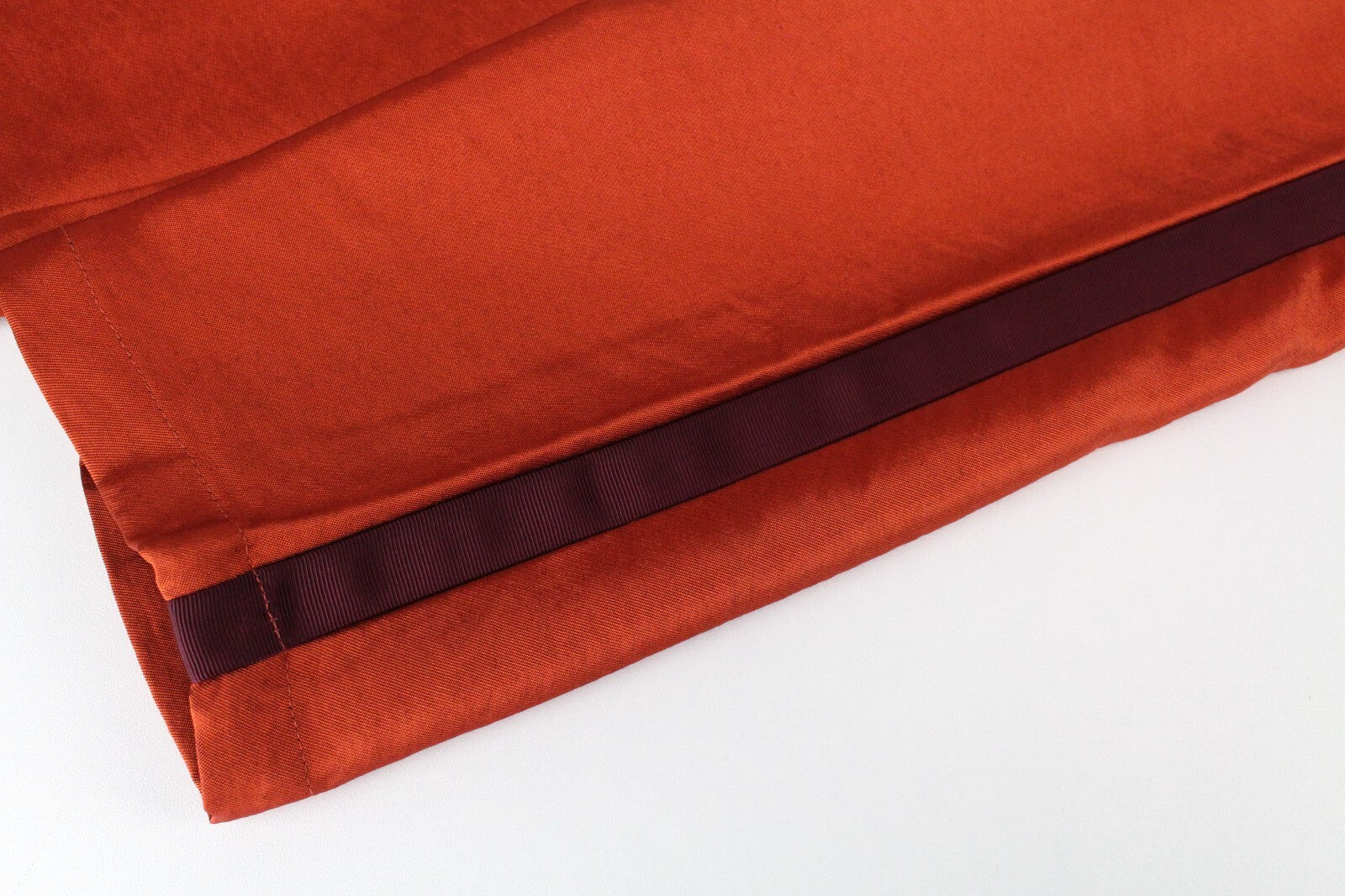 MAISON SCOTCH Women Trousers S Orange Cropped Casual Classic with Side Stripe