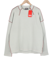 DIESEL S-Molock vyriškas džemperis, šviesiai pilkas, didelis, kaina M, 195 € 