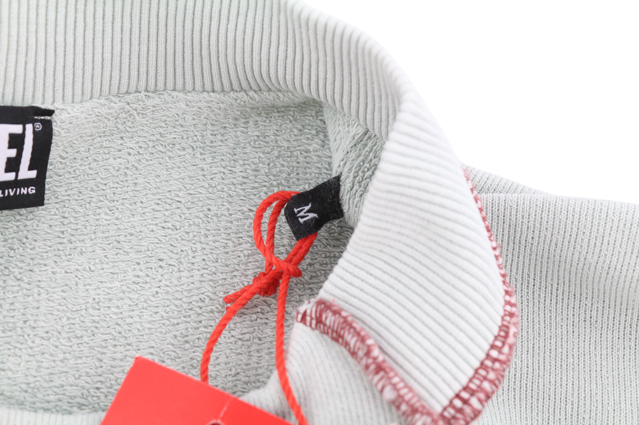 DIESEL S-Molock vyriškas džemperis, šviesiai pilkas, didelis, kaina M, 195 € 