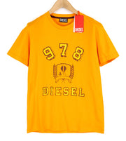 DIESEL T-Diegor-E11 vyriški marškinėliai su trumpomis rankovėmis, apvalia apykakle ir trikotažo logotipu, RRP 70 € 
