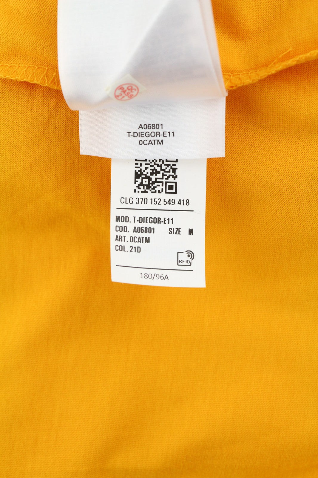 DIESEL T-Diegor-E11 vyriški marškinėliai su trumpomis rankovėmis, apvalia apykakle ir trikotažo logotipu, RRP 70 € 