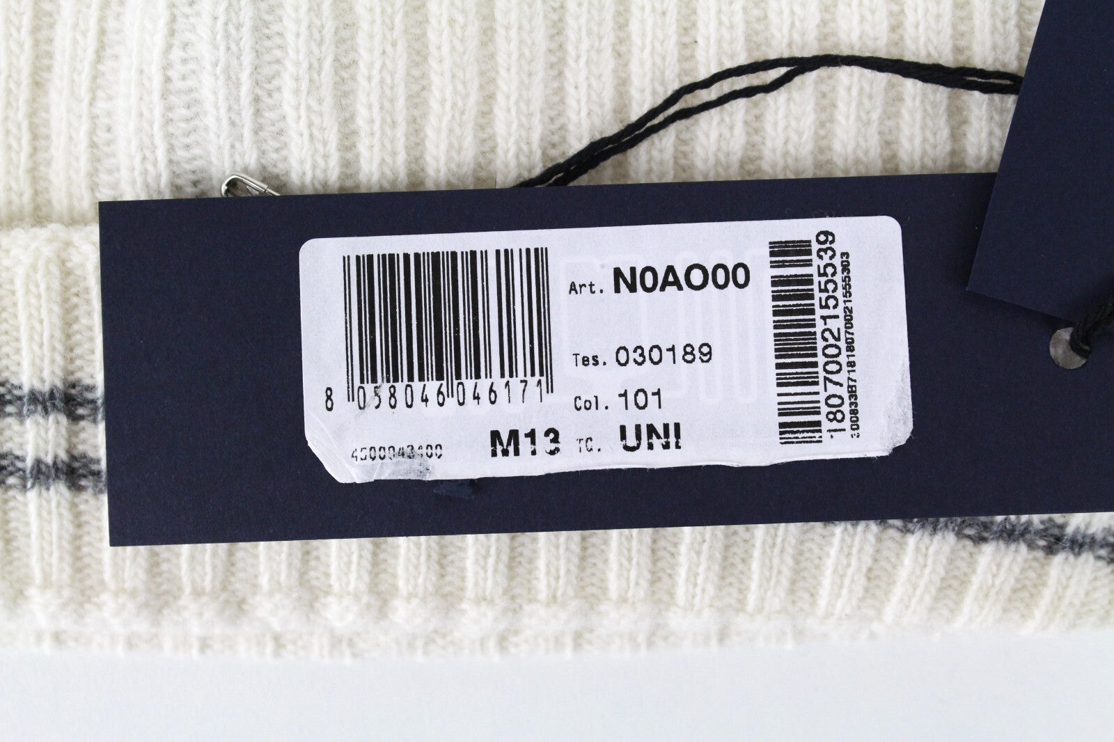 HARMONT &amp; BLAINE Unisex Beanie OS smėlio spalvos vilnonė laisvalaikio stiliaus megzta kepurė su logotipu 