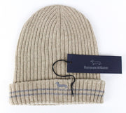 HARMONT &amp; BLAINE Unisex Beanie OS ruda vilnonė megzta kepurė su logotipu ir laisvalaikio stiliaus kepurė 