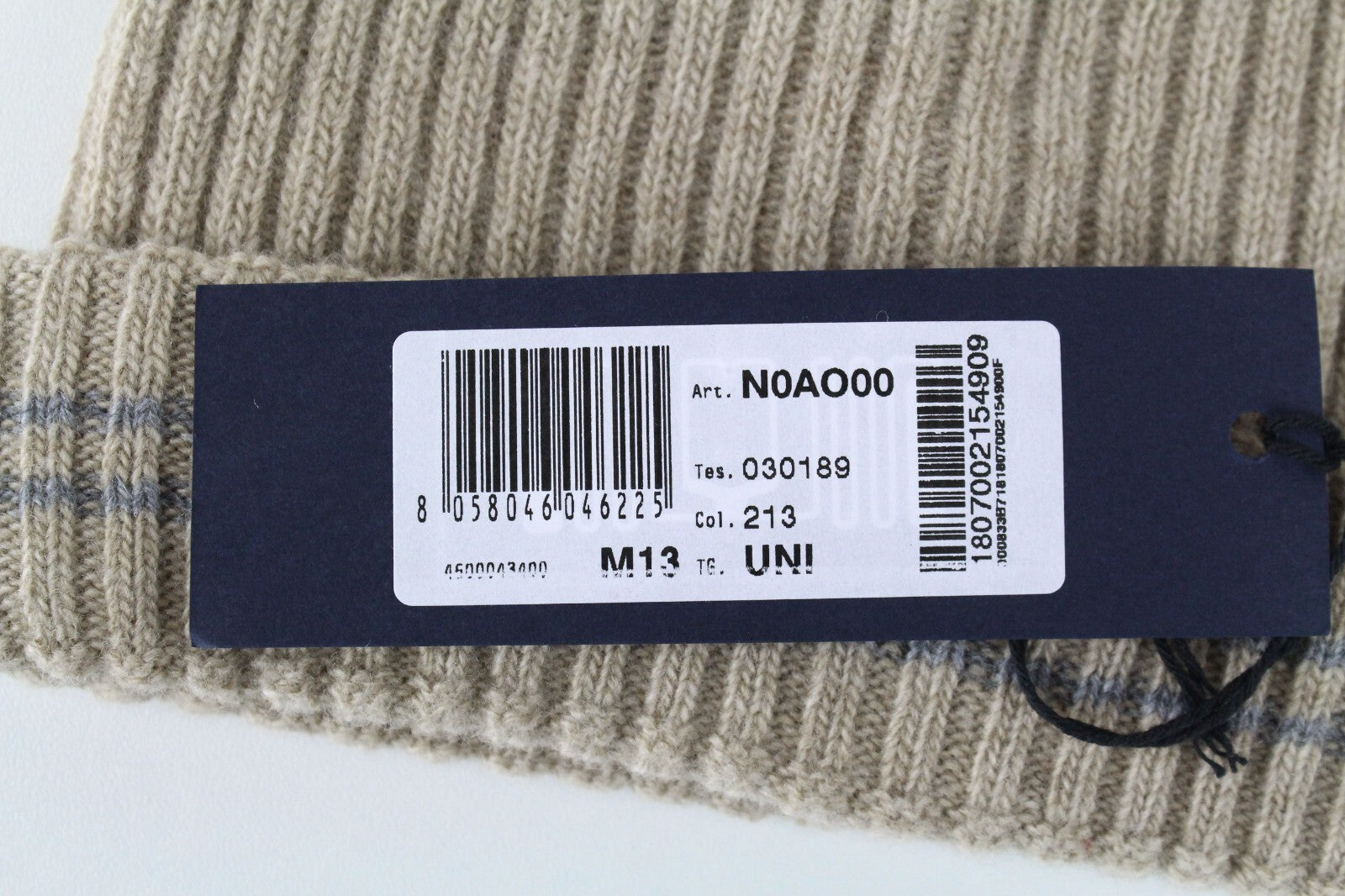 HARMONT &amp; BLAINE Unisex Beanie OS ruda vilnonė megzta kepurė su logotipu ir laisvalaikio stiliaus kepurė 