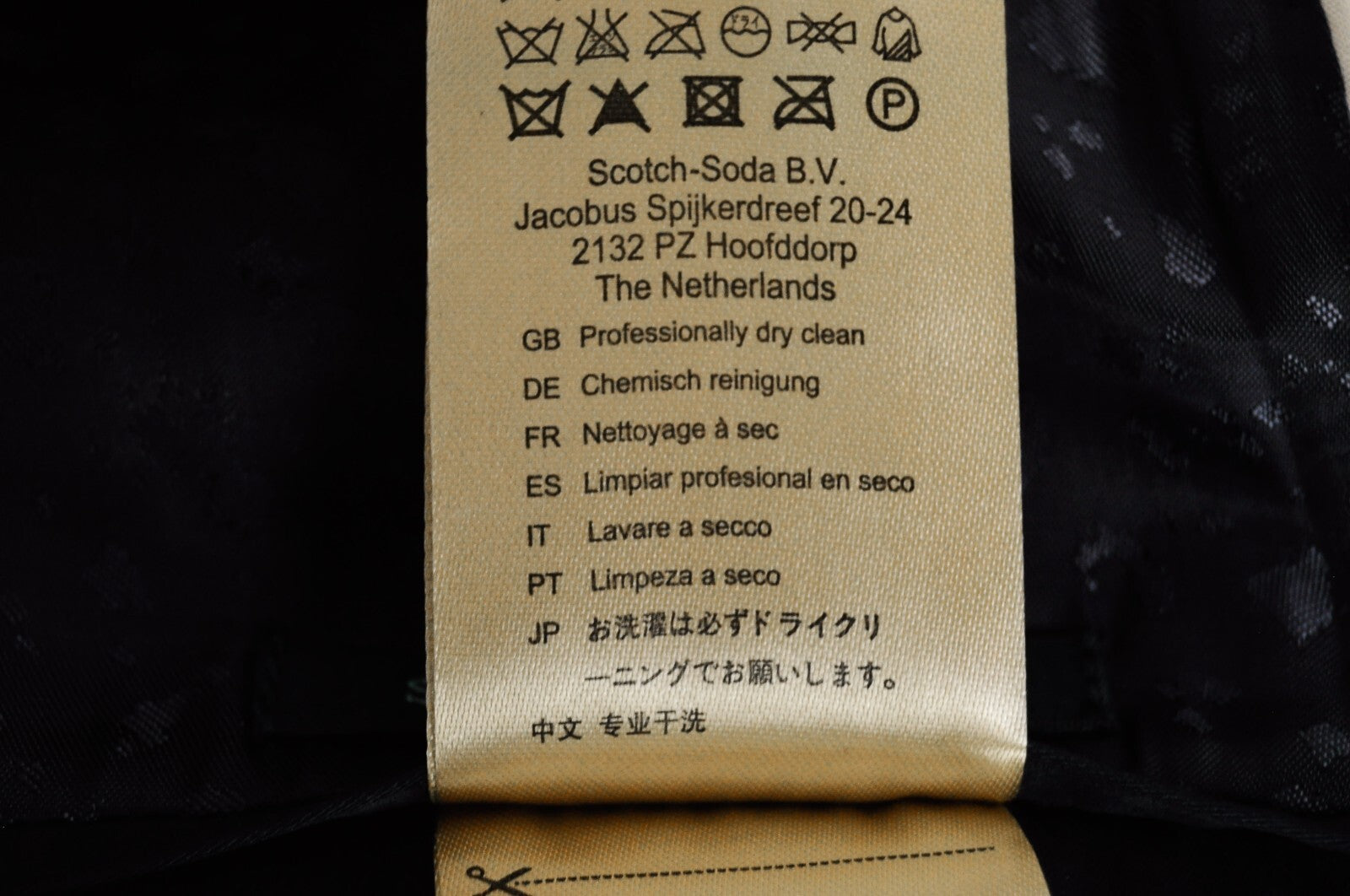 SCOTCH &amp; SODA vyriškas švarkas XL dydžio, tamsiai mėlynas, klasikinis, vienaeilis medvilninis švarkas 