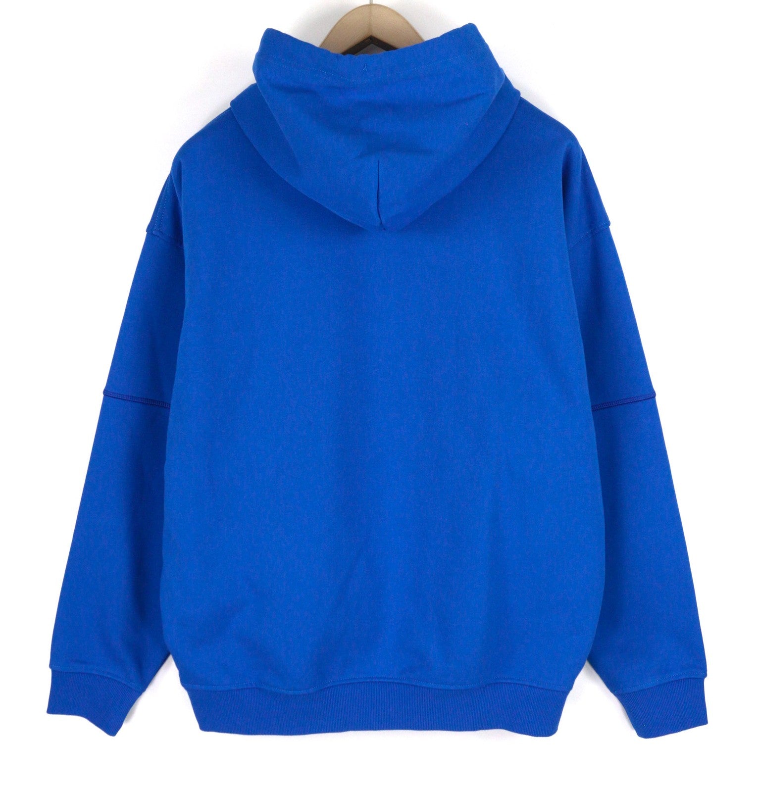 DIESEL S-Muster vyriškas džemperis su gobtuvu (2XL), mėlynas, didelis megztinis su gobtuvu ir kišene, rekomenduojama mažmeninė kaina – 150 €. 