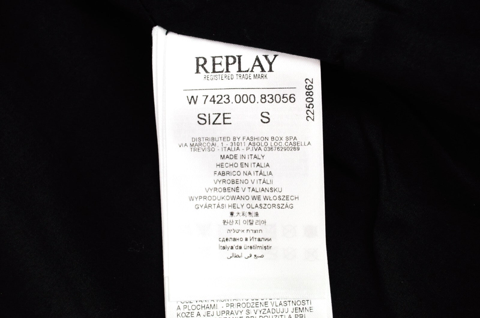 REPLAY moteriška odinė striukė S, juoda, užtrauktuku, tikra avikailio oda, ilgomis rankovėmis 