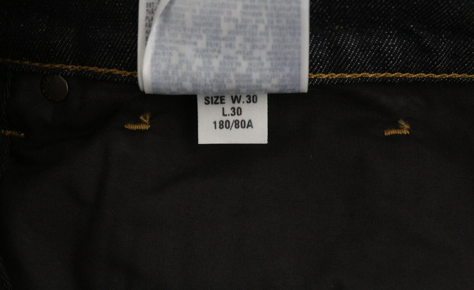 DIESEL D-Fining 009HF vyriški džinsai W30/L30 siaurėjantys, tamprūs, su sagomis, tamsūs 