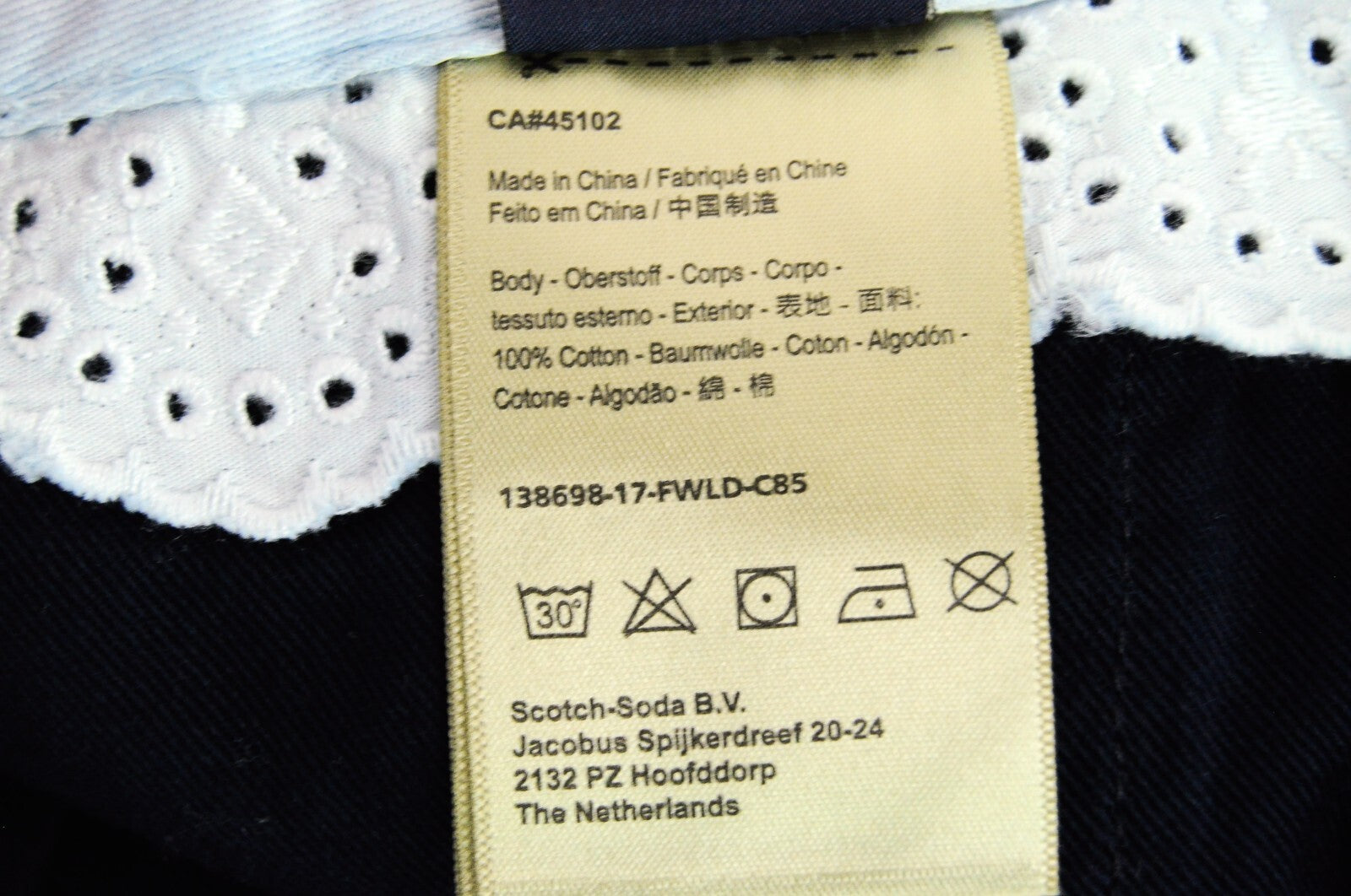 SCOTCH & SODA Women Blue Jeans W26/L32 Loose Fit Cotton Denim Style