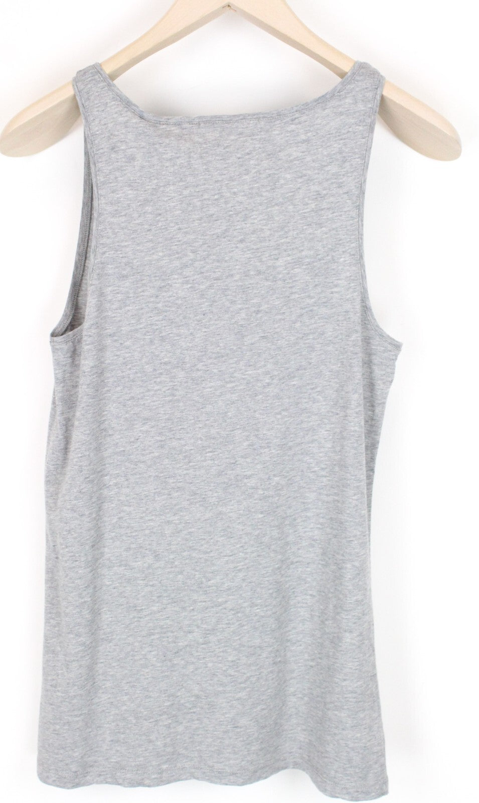 MAISON SCOTCH Women Tank Top M Grey Sleeveless Round Neck Pure Cotton
