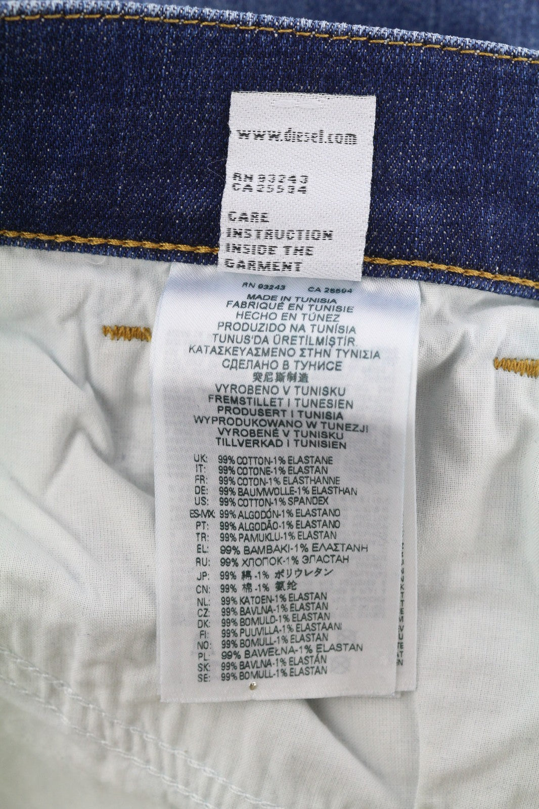 DIESEL 2005 D-Fining 09C72 Mens Jeans W29/L32 Mid Waist Regular Tapered RRP€225