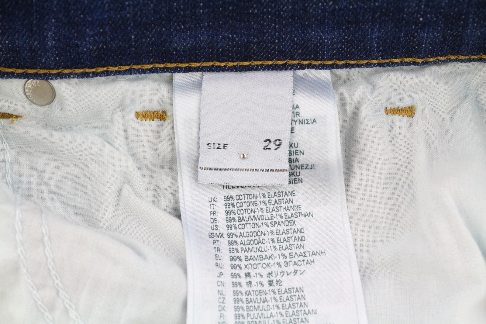 DIESEL 2005 D-Fining 09C72 Mens Jeans W29/L32 Mid Waist Regular Tapered RRP€225