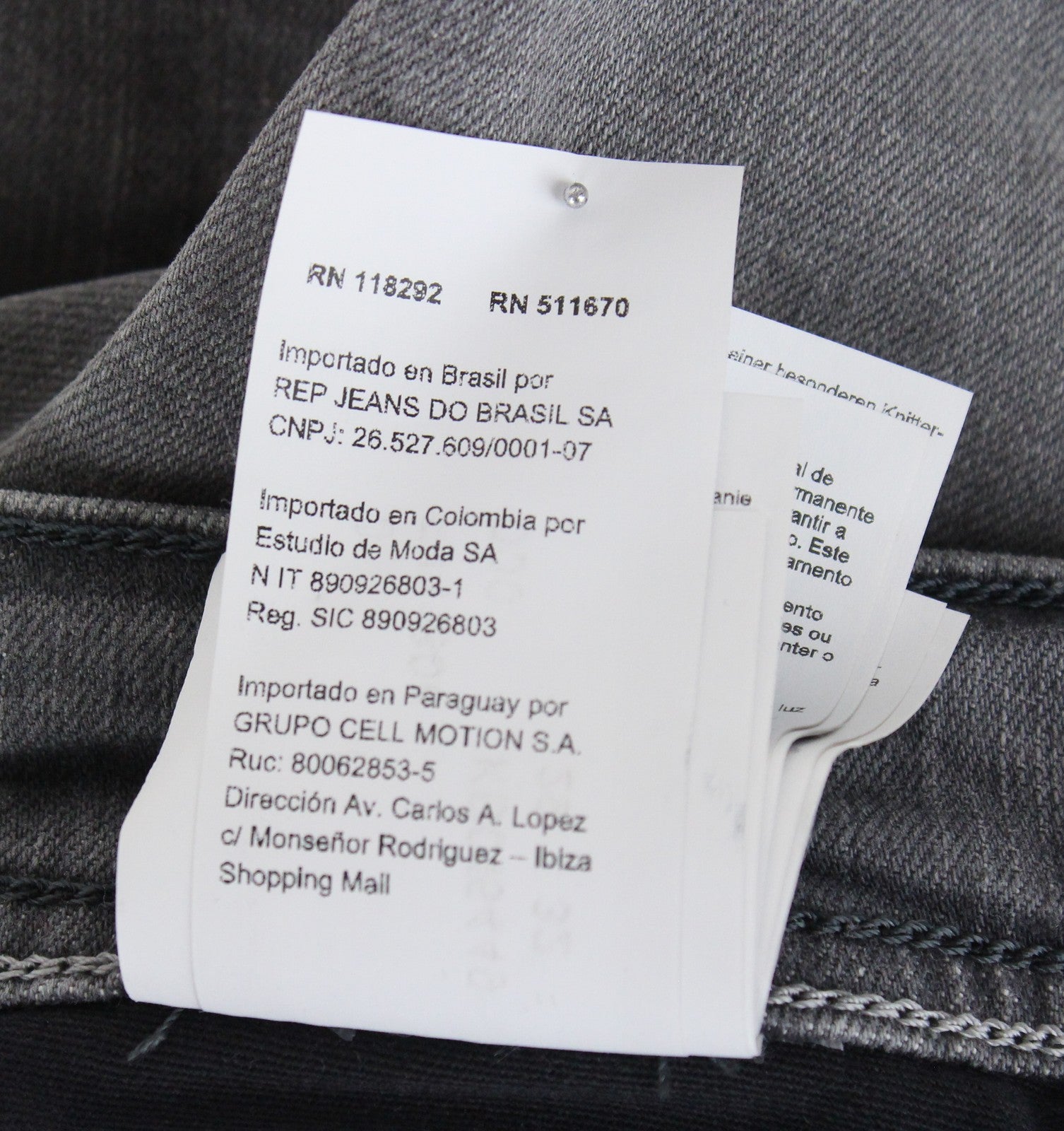 REPLAY Grover Men's Jeans W29/L32 Straight Fit Cotton Stretch Grey Selvedge