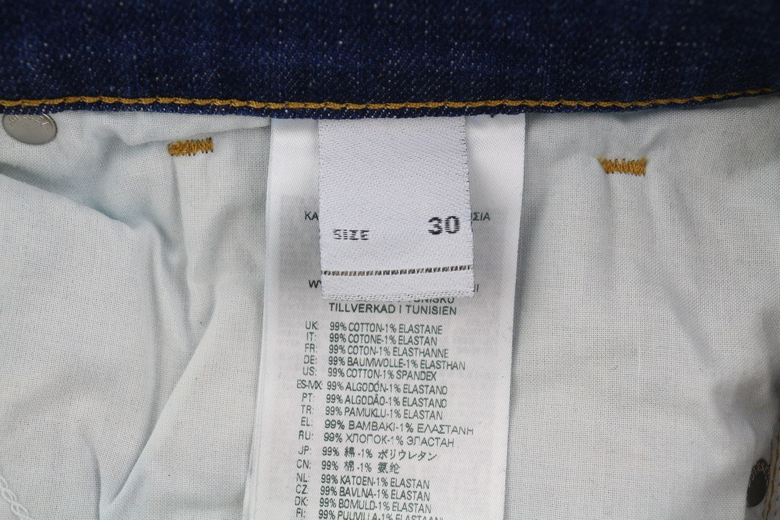 DIESEL 2005 D-Fining 09C72 vyriški džinsai W30/L32 vidutinio juosmens siaurėjantys mėlyni RMK 225 € 