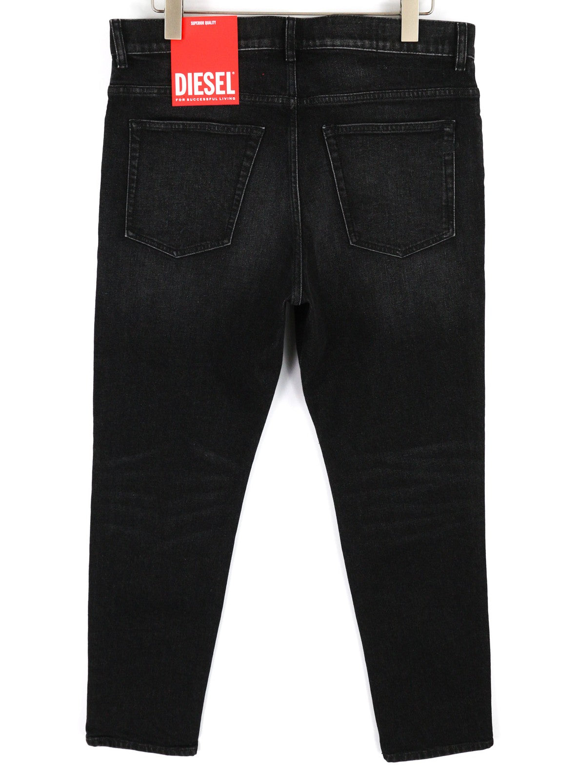 DIESEL 2005 D-Fining RS666 vyriški džinsai W34/L32 vidutinio juosmens, įprasto dydžio, siaurėjančiomis klešnėmis 