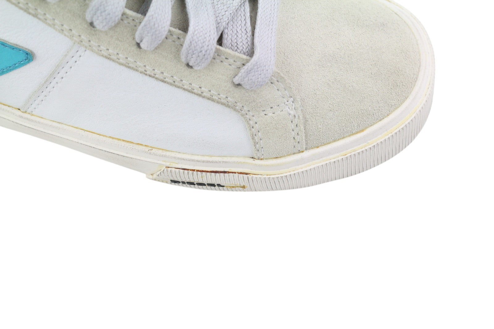 DIESEL S-Mydori ML W Women Sneakers EU36 White Leather Mid Top Lace Up RRP€220