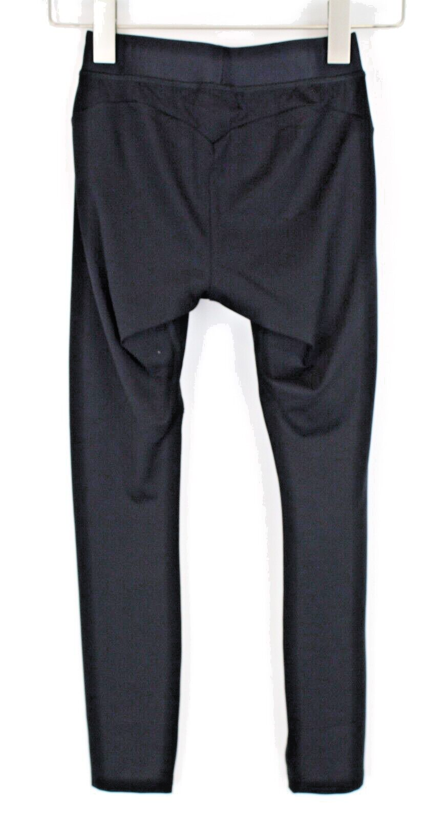 GYMSHARK moteriškos tamprės S juodos spalvos su logotipu ir tampriu sportiniu drabužiu aukštu juosmeniu 