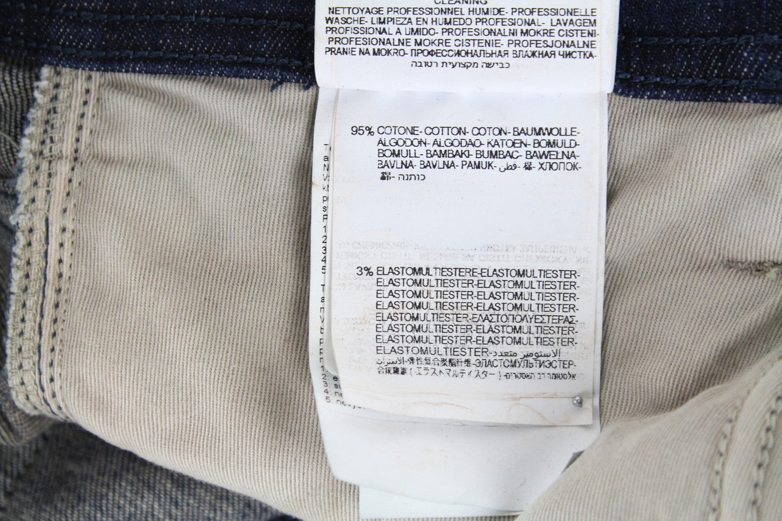 REPLAY Anbass vyriški džinsai W29/L32 Slim Fit medvilniniai džinsai su užtrauktuku, tamprūs, skalbtos mėlynos spalvos 