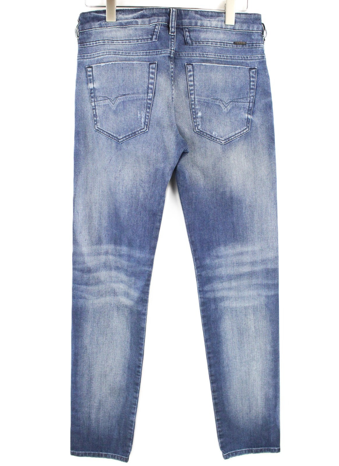 DIESEL D-Bazer 084DD vyriški džinsai W29/L34 mėlyni medvilniniai, siaurėjantys, tamprūs. 